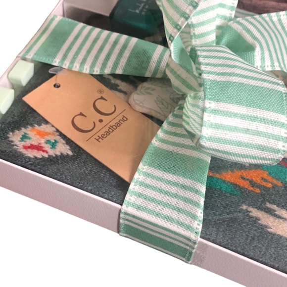 C. C Forest Green Headband & 4 Piece Pedicure Set with Nicole MIller Nail Polish main image 5